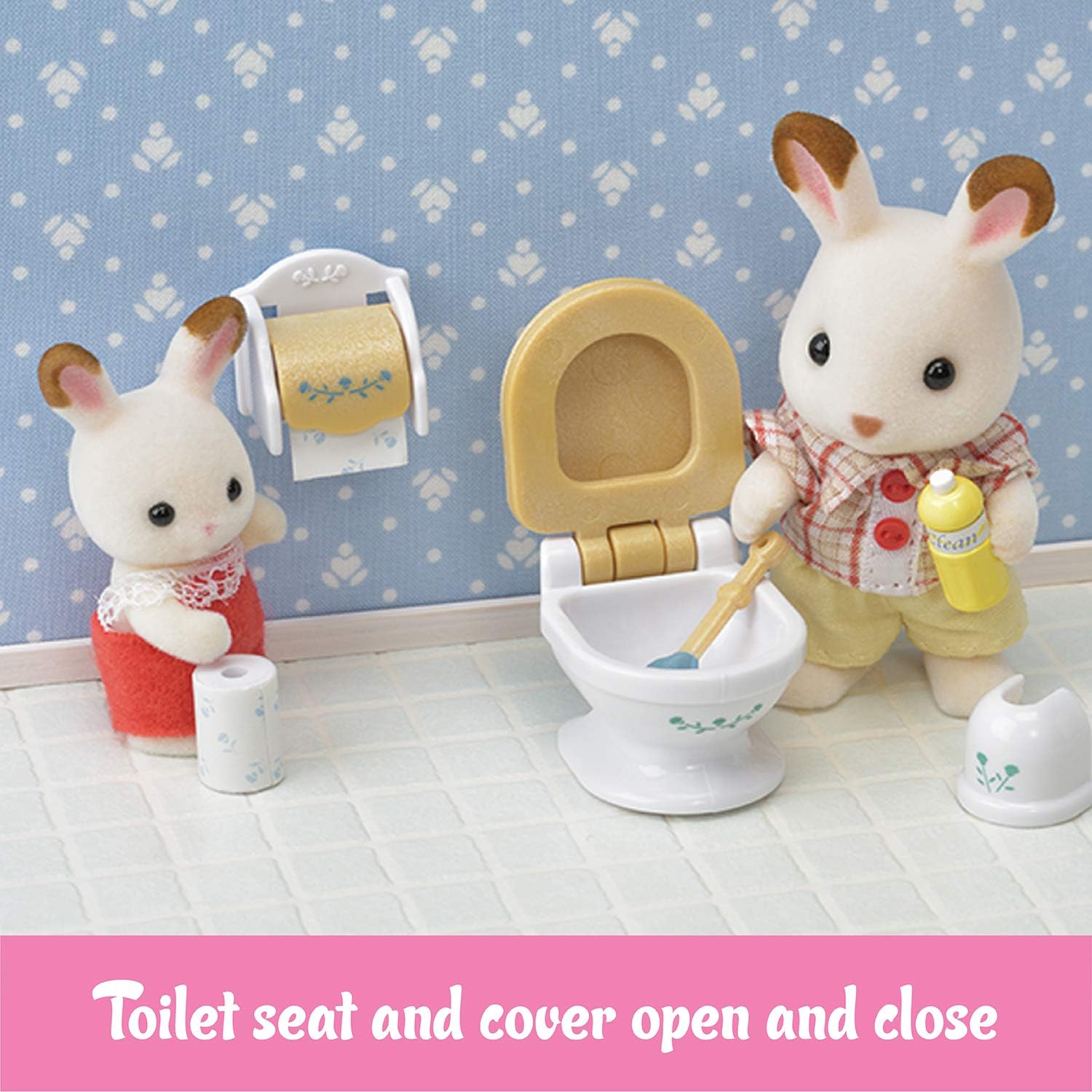 calico critters master bathroom set