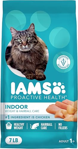 Iams Proactive Health control de peso y bolas de pelo, comida seca para — Comida para gatos