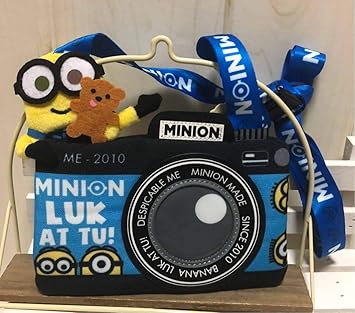 Amazon Co Jp Usj ミニオン パスケース コインケース ボブ くま ティム ぬいぐるみ カメラ風 Generic