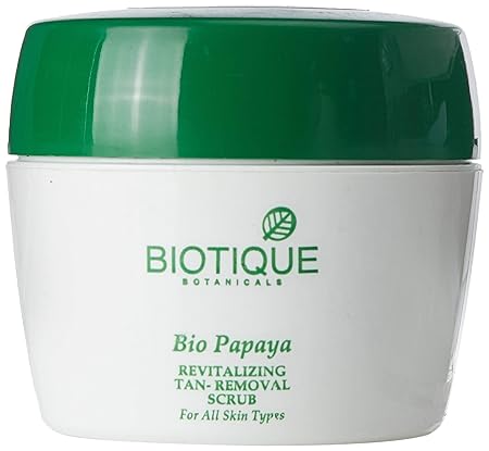 Biotique Bio Papaya Revitalizing Tan-Removal Scrub, 235g