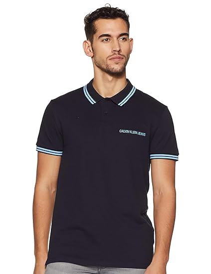 calvin klein slim fit polo