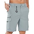 NORTHYARD Men's Casual Cargo Shorts Lightweight 9" Hiking Golf Work Quick Dry Camping Outdoor Travel Fishing with 7 Pockets