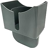 Couch Anti-Spill Drink Holder Tray, Couch Seat Cushion Cup Beverage Holder for Cups, Mugs, Bottles, Cans (Gray)