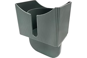 XCHOUXER Couch Anti-Spill Drink Holder Tray, Couch Seat Cushion Cup Beverage Holder for Cups, Mugs, Bottles, Cans (Gray)