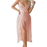 ALCEA ROSEA Women's Sexy Lingerie Sheer Mesh Babydoll Sleepwear V Neck Sleeveless Chemise Long Nightdress Nightgowns 3806