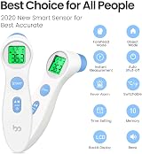 Femometer Forehead Thermometer No-Touch Infrared LCD Digital Baby Adults view 2
