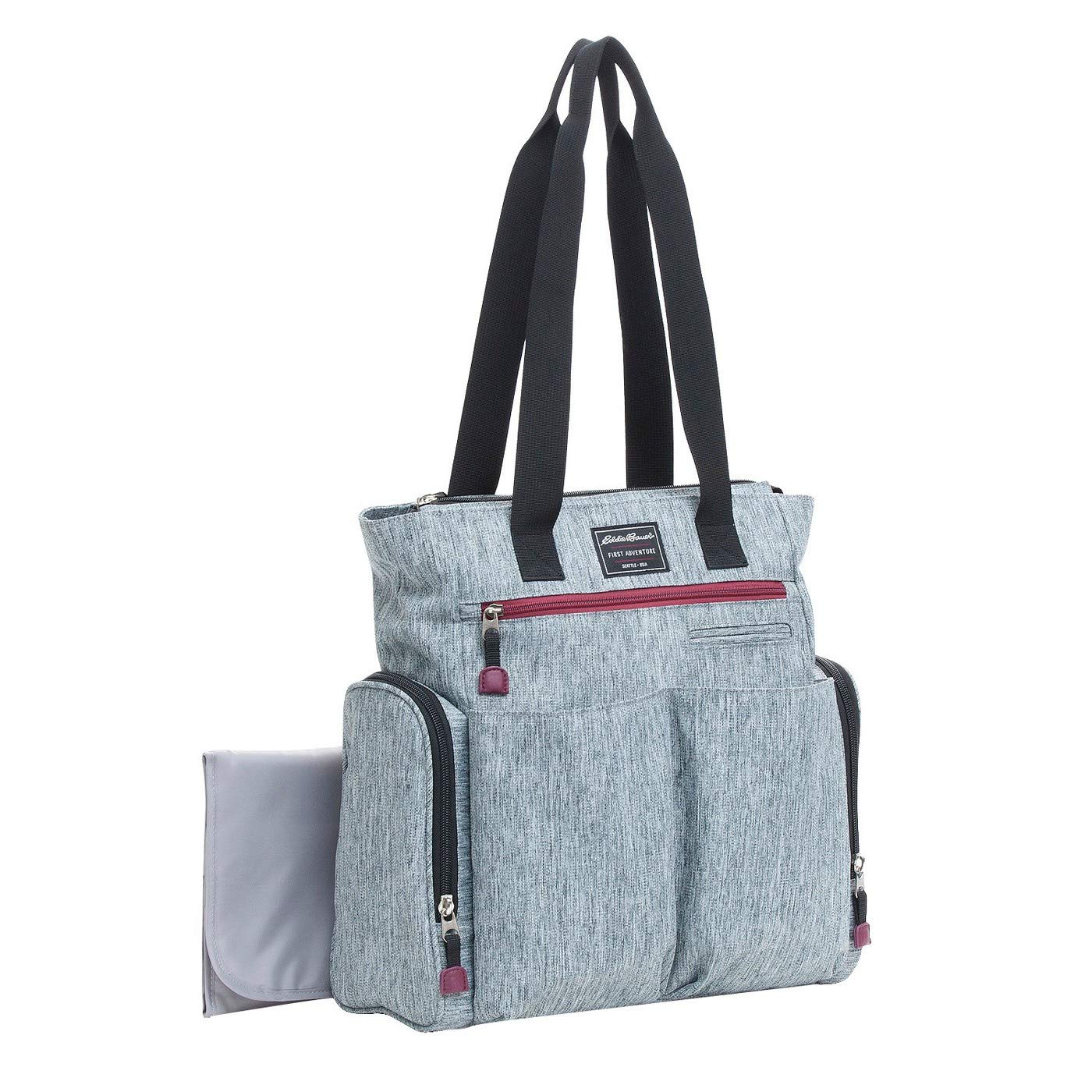 Eddie Bauer Sport Tote Diaper Bag, Grey 