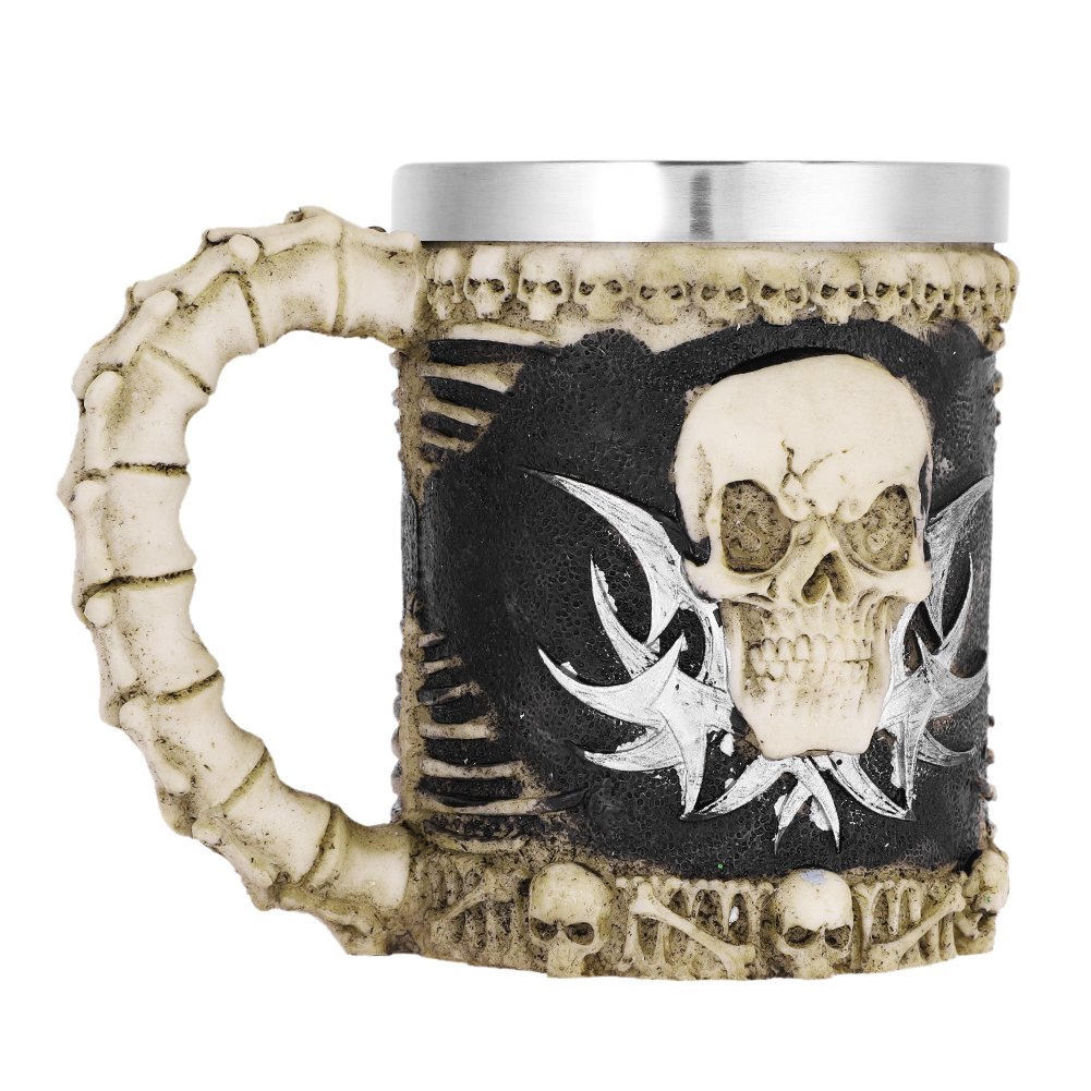 Cuisine Maison Halloween Creative Mug 3d Tasse De Crane Resine Coupe A Cafe The Boire Mug Tasse Deau Chocolat Maison Bureau Chope A Biere Vin Boisson Froide Cappuccino En Acier Inoxydable