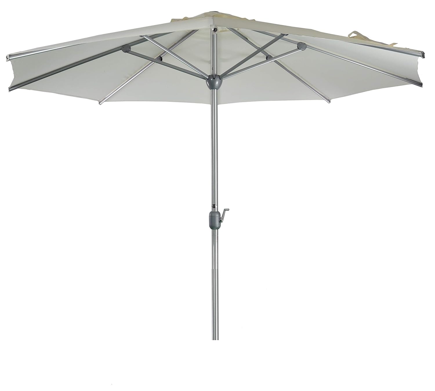 Sonnenschirm Parasol Weiß ø 300 Cm 3m Rund Sorara - 