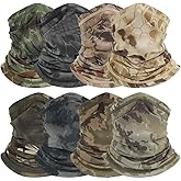 8PCS Cooling Neck Gaiter for Men Women Gator Bandana Face Scarf Cover Fishing Motorcycle Breathable Sun Protection Balaclava