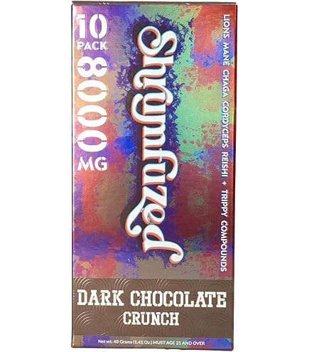 Amazon.com : TRE House Magic Mushroom Chocolate Bar - Cookies and Cream,  Full Size : Grocery & Gourmet Food
