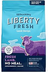 Bixbi Liberty Grain Free Dry Dog Food, Lamb Recipe, 11 lbs - Fresh Meat, No Meat Meal, No Fillers for Easy Digestion - USA Ma