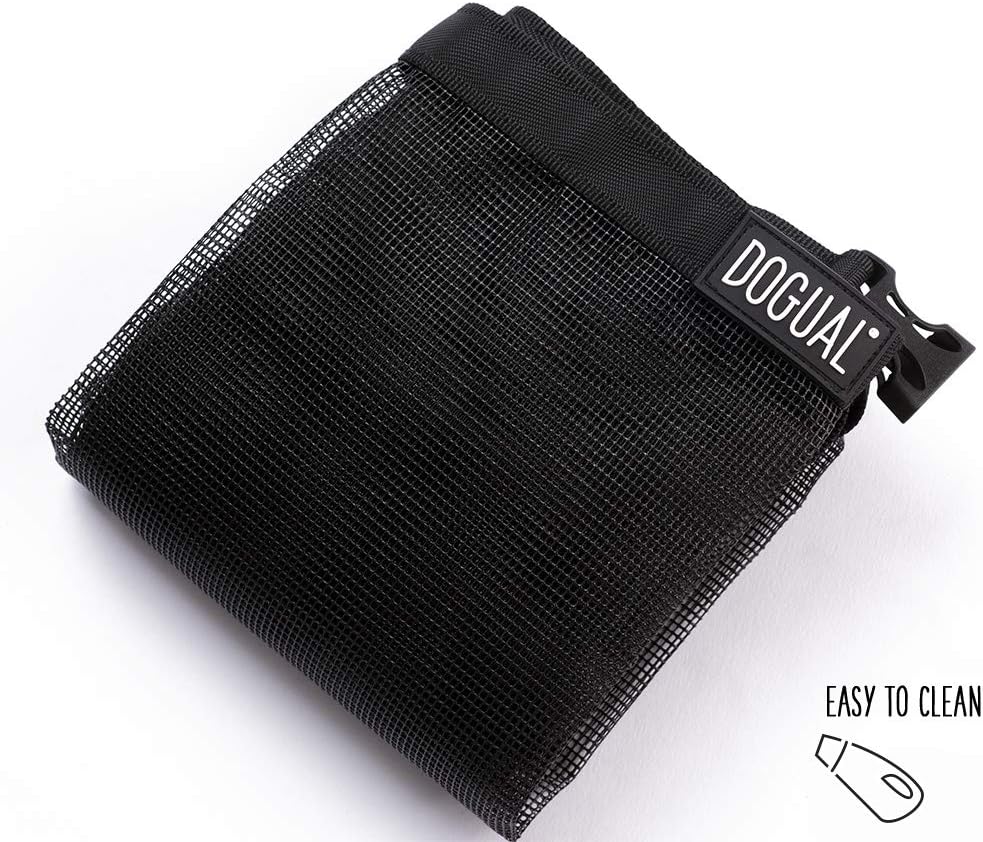 DOGUAL Car Dog Net Barrier - Universal Fit Sturdy Mesh, Easy to Install, Convenient for Air Conditioning, Easy to Clean & with Flexible Bungee Cords for Seat Movement : Pet Supplies