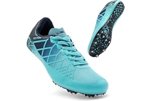 THESTRON Professional Spikes Track & Field Shoes for Men Women Kids Breathable Racing Jumping Sprint Running Sneakers