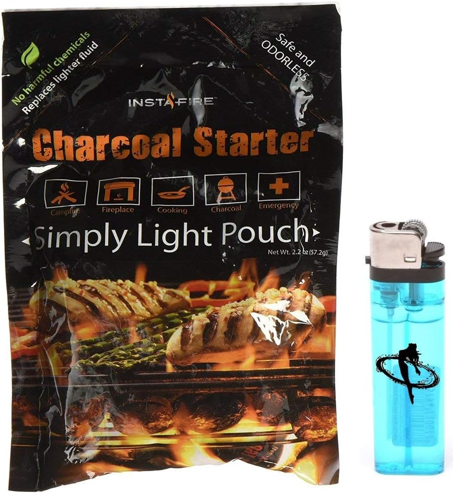 Instafire Charcoal Starter Plus Lighter Combo