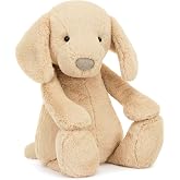 Jellycat Bashful Luxe Puppy Orlando Stuffed Animal, Big