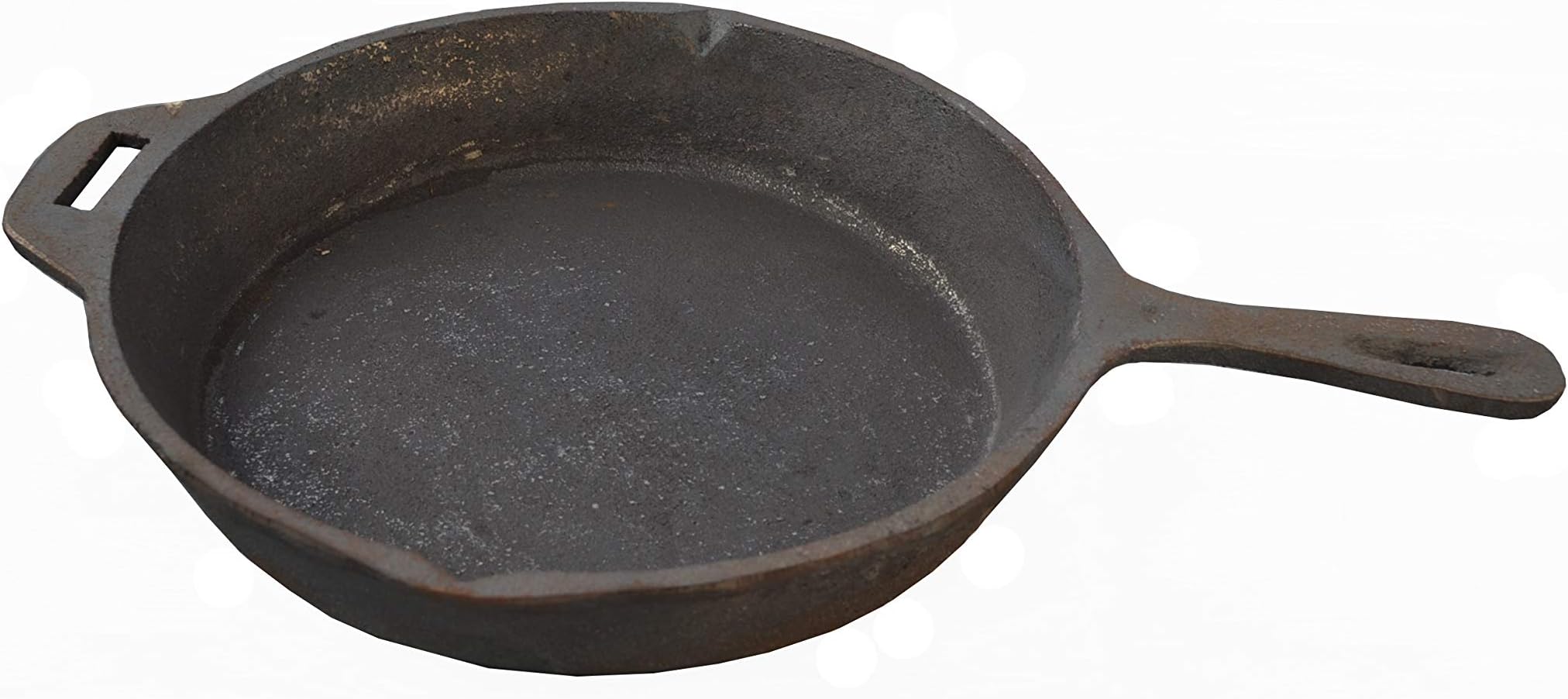 THAZHAMPOO Handmade Pre-Seasoned Cast Iron Skillet/Fry Pan, Diameter - 22 cm/Depth - 4.2 cm