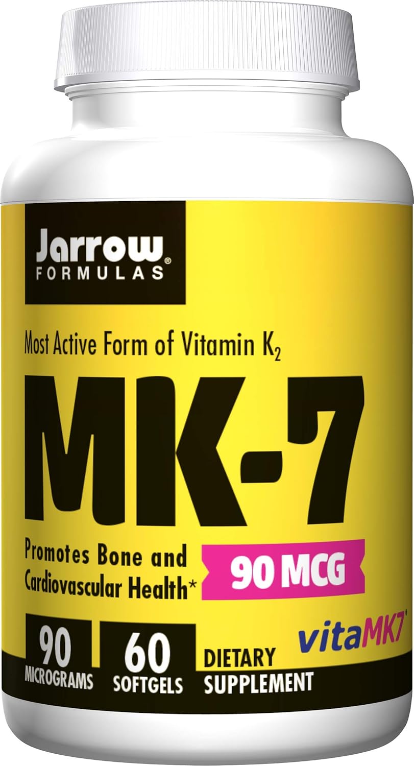 Jarrow Formulas, MK-7 Vitamin K-2 90-Mcg, 60 Count