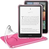 MoKo Case for 7" Kindle Paperwhite 12th Gen 2024 &amp; Kindle Colorsoft, Clear | for Signature Edition 2024, Ultra Thin Clear Flexible Transparent TPU Skin Bumper Back Cover Shell