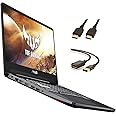 ASUS TUF Gaming Laptop, 15.6” IPS Full HD, AMD Quad-Core Ryzen 7 3750H, Nvidia GeForce GTX 1650, RGB Backlit Keyboard, Webcam, BT, Windows 10 + CUE Accessories (8GB DDR4, 256GB SSD)