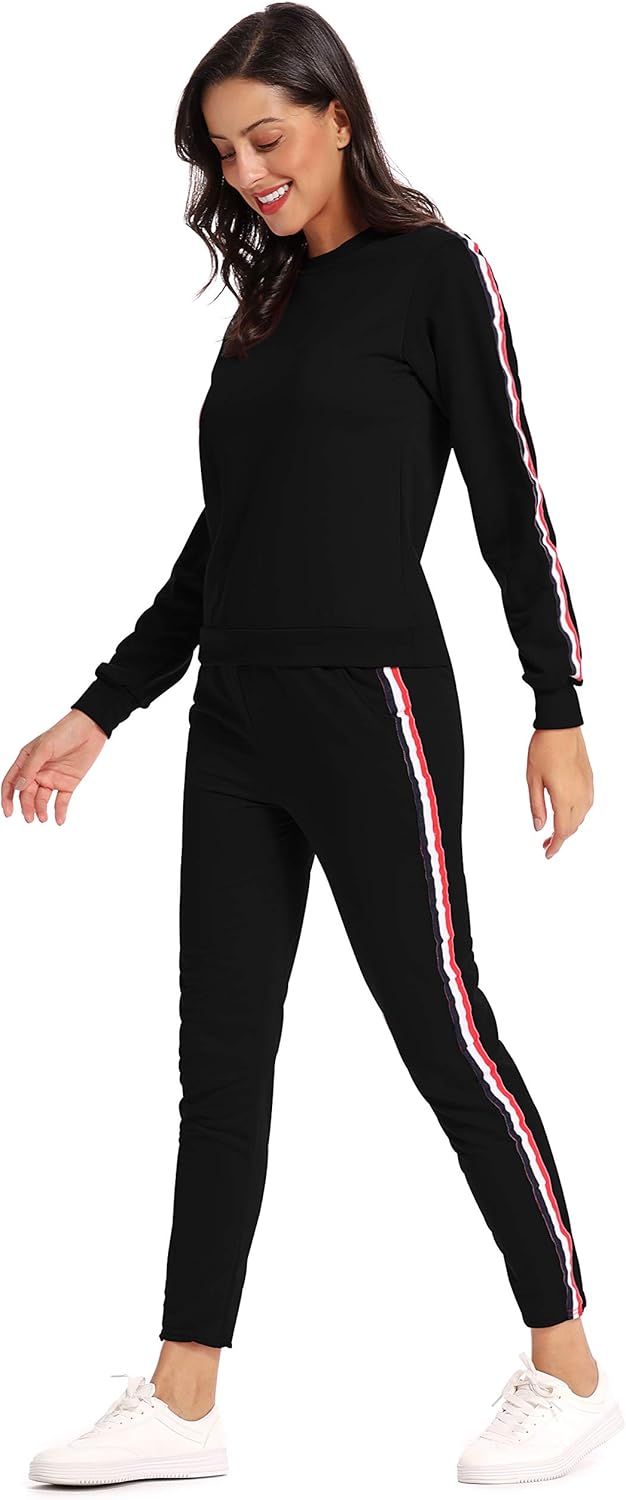 rainbow stripe tracksuit
