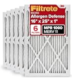 Filterbuy 12x16x1 MERV 11 Pleated HVAC AC Air Filters, 95