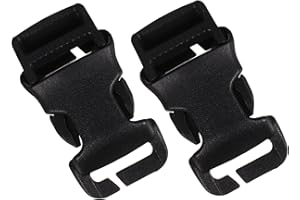 KAJNBN 2pcs Detachable Plastic Buckle Clips Replacement Buckle for Backpack Belts with Pom Material,