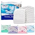 TREST Elite Briefs for Men and Women, Overnight Diapers for Incontinence, Elite Absorbency, Comfortable, Odor Neutralizing and Secure Fit with 2 Wide Tabs - White, Large (Pack of 10)