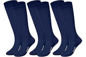 Haysandy 3 Pairs Baseball Socks Bulk Softball Sock Youth High Long Tube Soccer Football Team Boys Girls Adults Sport Sock