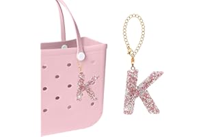 NZNDB Bag Charms for Bogg Bag Accessories, bogg bag accessories charm for Women Girls, personalized letters Decorative for Bitty Bogg Bag Handbags Beach Totes bags