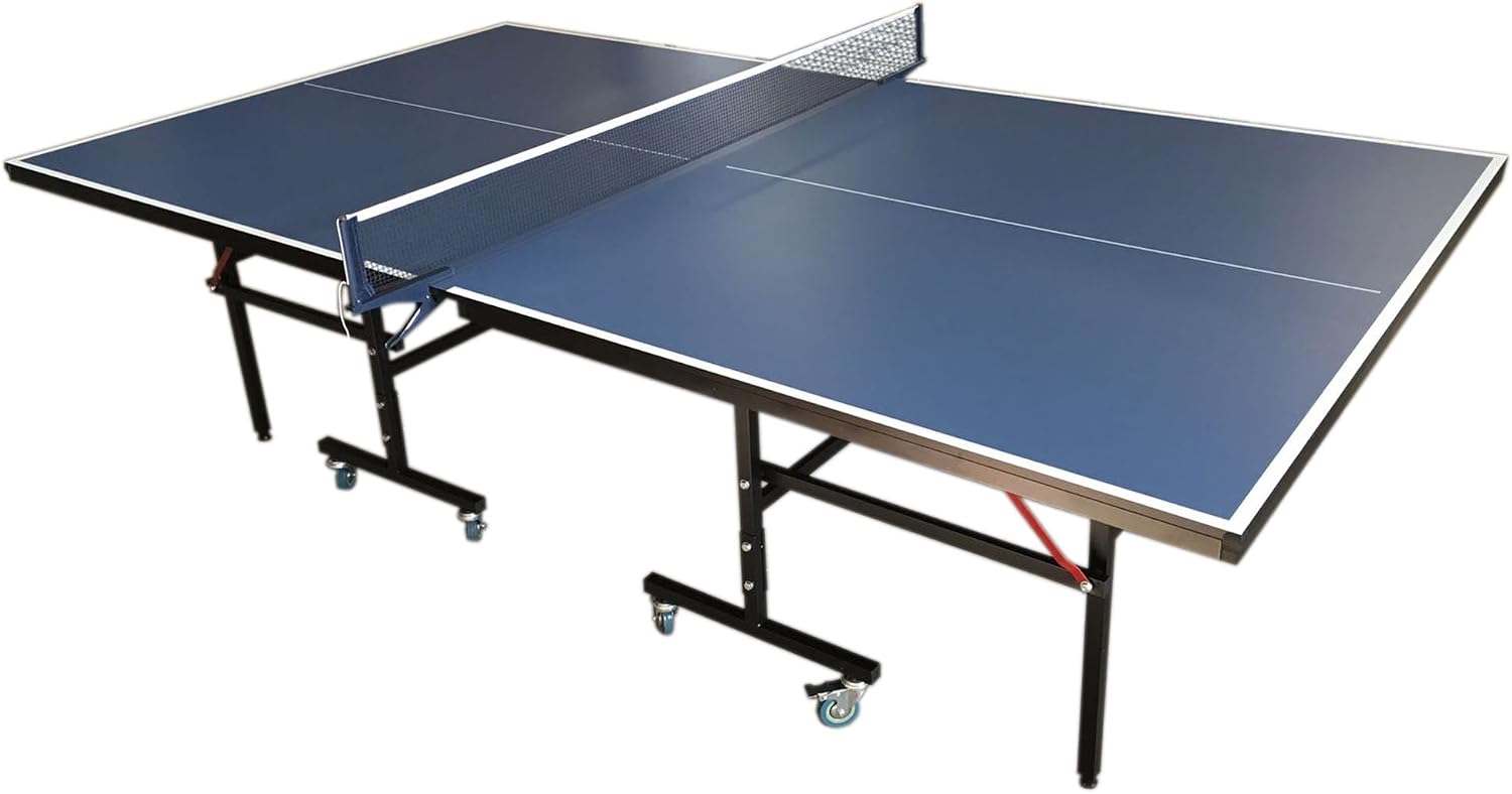 Billard Américain 7FT (184x92 Cm) RICH BLUE + Couverture + 2 Bancs Conteneurs - 2 En 1 Table à Manger