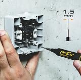 Pica 150-46 Black Permanent Marker Pen for Deep Holes, Fine Tip, Alcohol Ink view 3
