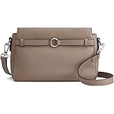 S-ZONE Leather Crossbody Bags for Women Cross Body Shoulder Purses Small Trendy