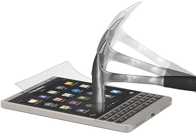 StilGut Displayschutzfolie Sicherheitsglas passend für BlackBerry Passport Silver Edition (2er-Pack)