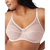 Wacoal Women's Retro Chic Unlined Mesh Full Coverage Underwire Bra, 855186