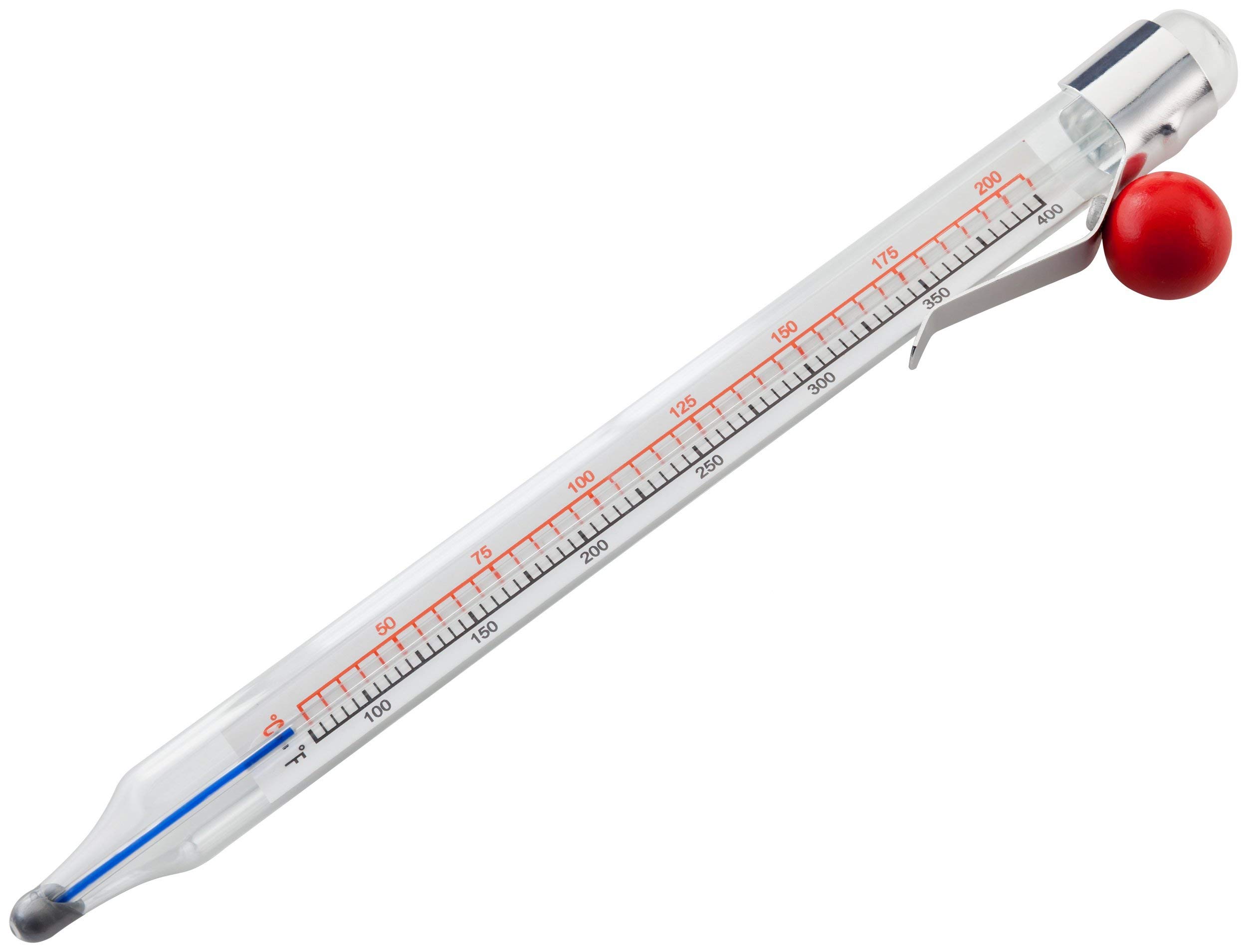 Judge Food Thermometer, 20cm Cooking and Sugar Thermometer with Clip, Jam Making Equipment and Baking Equipment - 2 Year Guarantee