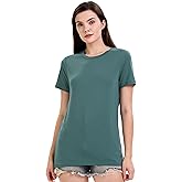 Iguana Womens Merino Wool & Tencel Base Layer Lightweight Wicking T-Shirt Short Sleeve Tee for Hiking