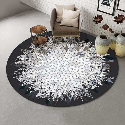 Amazon Com Dall Area Rugs Round Rugs Fluffy Soft Multi Round Area