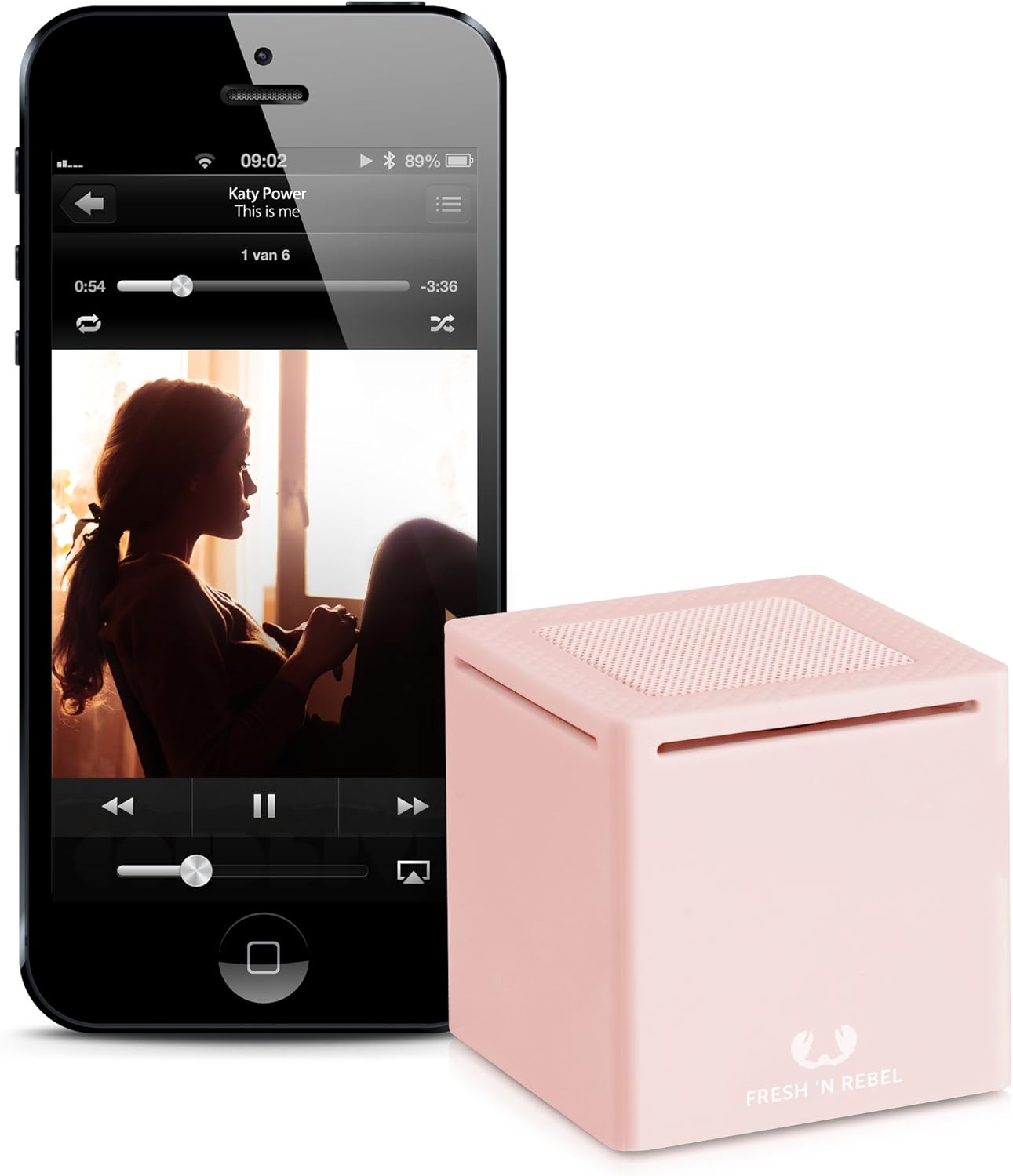 rockbox cube bluetooth speaker