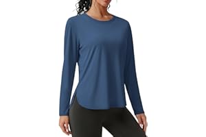 TACVASEN Women's UPF 80+ UV Protection Shirts Long Sleeve Quick Dry Lightweight Sun Shirts Summer Athletic Tops Rash Guard
