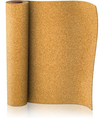 24x30 X 1/4" Cork Roll Sheet – Bulletin Board / Message Board Panel, Brown/Tan