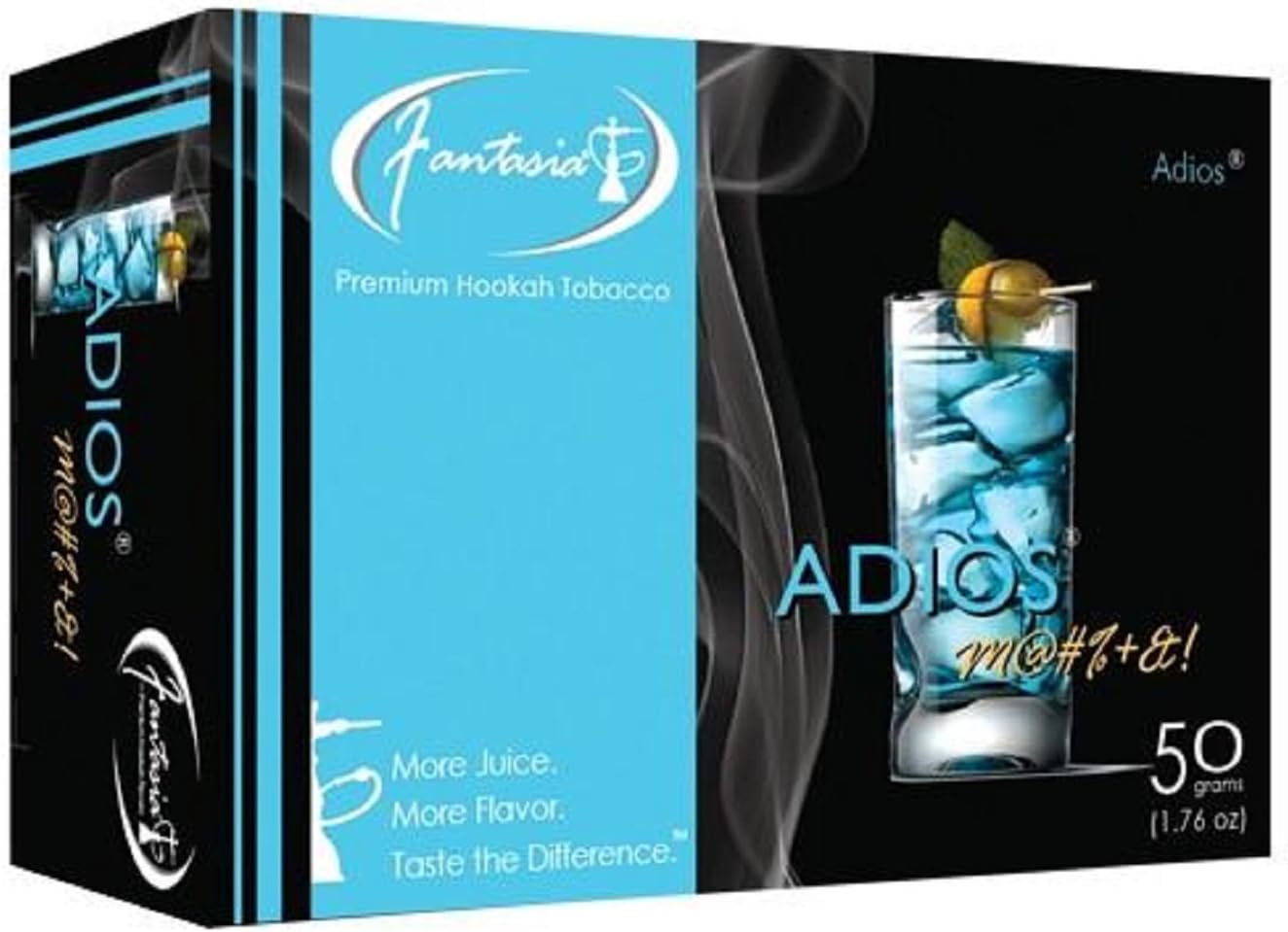 Fantasia Shisha Molasses Premium Flavors 100g for Hookah (Adios Mofo)