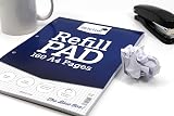 Silvine 160 Page A4 Refill Pad Head Bound 4 Hole Punched White 75gsm 5 Pack view 6