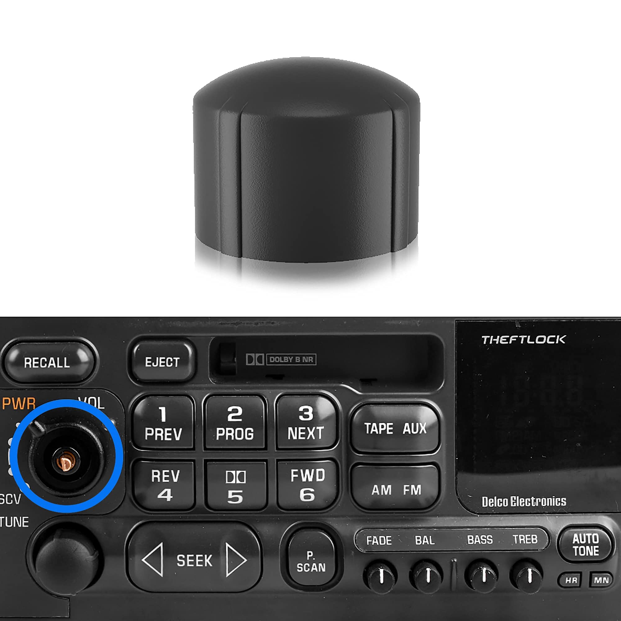 Photo 1 of BASIKER Fit for Radio Volume Control Stereo Knobs Select GM Vehicles Replacement GM 16199583