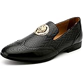 Meijiana Men's Fashion Classic Faux Leather Loafers and Weeding Dress Shoes for Men