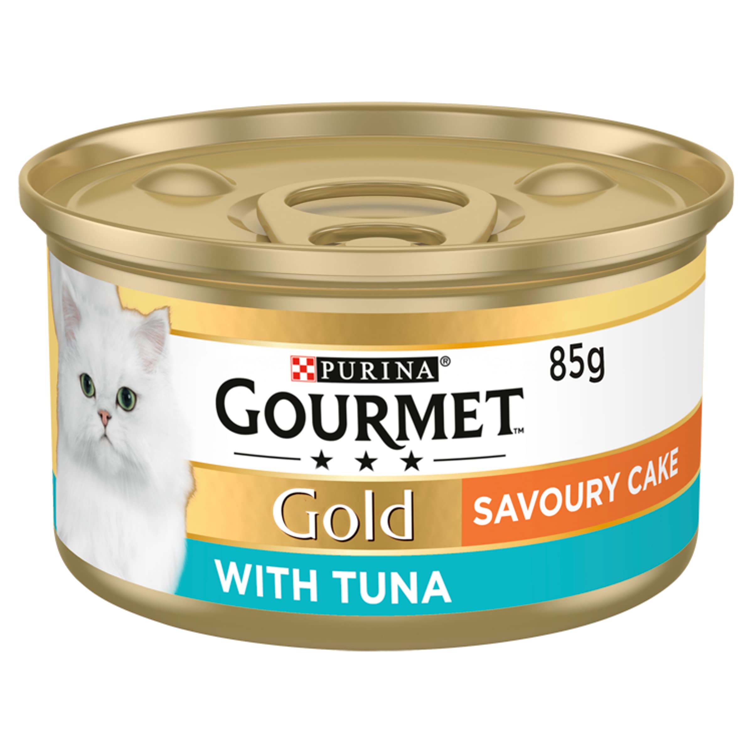 GOURMET Gold Savoury Cake Tuna Wet Cat Food 85g (Pack of 12)