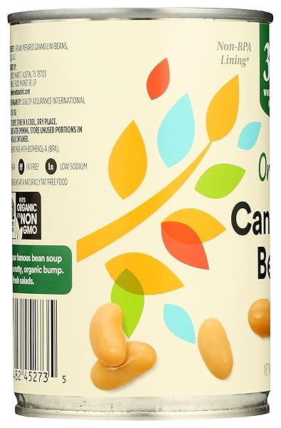 365 BY WHOLE FOODS MARKET, ORGANIC CANNELLINI BEANS, 15.5 OUNCE