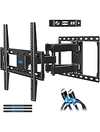 Mounting Dream MD2380 TV Wall Mount Bracket Most 26-55 inch LED, LCD, OLED Plasma Flat Screen TV Full Motion Swivel Articulating Dual Arms, up to VESA 400x400mm Tilting Monitor