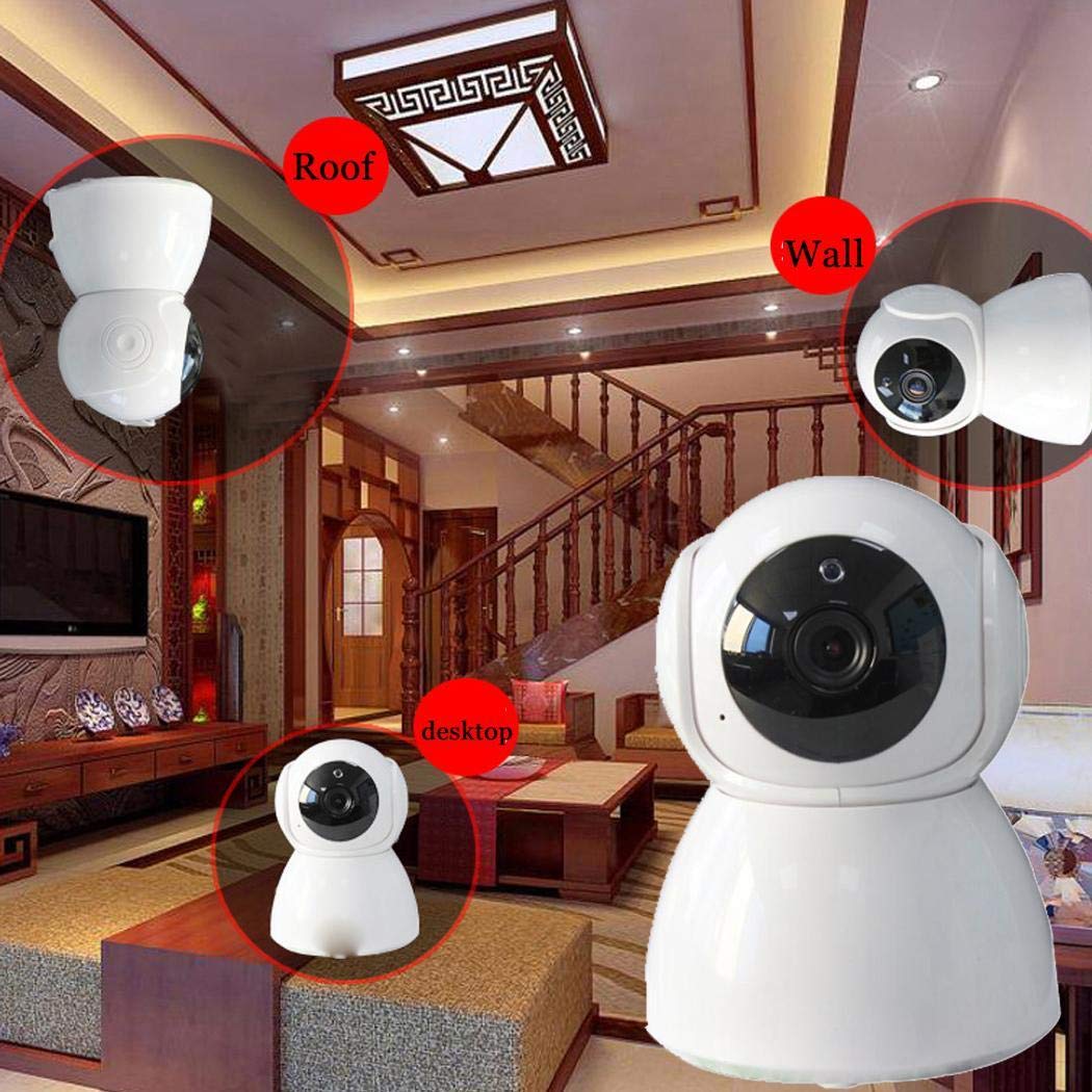 MelysEU Telecamera IP wireless di sorveglianza, 720P HD Wifi Telecamera Notturna a Infrarossi Videocamera di sorveglianza,per iOS, Android, Telecamera, bambini e animali domestici