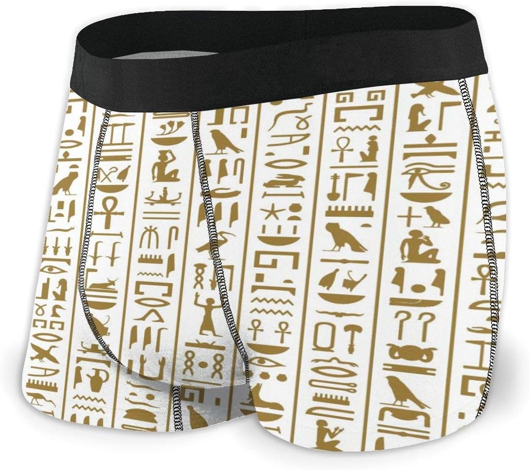 Eve Blake Ancient Egyptian Hieroglyphs Pattern Men's Boxer Briefs